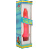 SEVEN CREATIONS - CIENKI ROZOWY WIBRATOR ANALNY W JELLY
