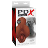 PDX PLUS - WYBIERZ PRZYJEMNOSC PODWOJNY BRAZOWY MASTURBATOR