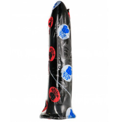 ALL BLACK - ROZSZERZACZ ANALNY I POCHWOWY 20 CM