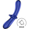 SATISFYER - PODWOJNY KRYSZTALOWY DILDO NIEBIESKI
