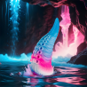 EPIC - NIEBIESKI DILDO Z MACKA PHORCYS MALY ROZMIAR