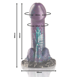 EPIC - BAZYLISKOWY DILDO PODWÓJNIE LUSKOWA PRZYJEMNOSC MALY ROZMIAR