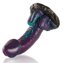 EPIC - BAZYLISKOWY DILDO PODWÓJNIE LUSKOWA PRZYJEMNOSC MALY ROZMIAR