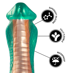 EPIC - DILDO PYTHON COBRA ZIELONY