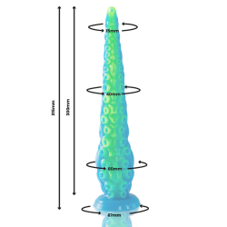 EPIC - FLUORESCENCYJNY DILDO Z MACKA, DUZY ROZMIAR