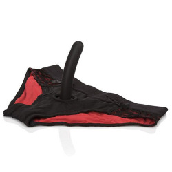 CALEXOTICS - SCANDAL ENSEMBLE CULOTTE ROUGE AVEC GODE TAILLE L/XL