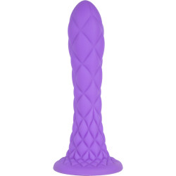 SILEXD - DREAMY DILDO FANTASY PŁYNNY SILIKON TERMOREAKTYWNY FIOLETOWY 18,5 CM