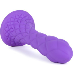 SILEXD - DREAMY DILDO FANTASY PŁYNNY SILIKON TERMOREAKTYWNY FIOLETOWY 18,5 CM