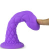 SILEXD - DREAMY DILDO FANTASY PŁYNNY SILIKON TERMOREAKTYWNY FIOLETOWY 18,5 CM