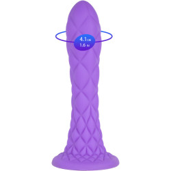 SILEXD - DILDO DA SOGNO FANTASY SILICONE LIQUIDO TERMOREATTIVO VIOLA 18,5 CM