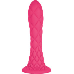SILEXD - DREAMY DILDO FANTASY SILICONE LIQUIDE THERMOREACTIF FUCHSIA 18,5 CM