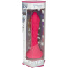 SILEXD - DREAMY DILDO FANTASY PŁYNNY SILIKON TERMOREAKTYWNY FUKSJA 18,5 CM