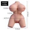 XISE - FRIEDA REALISTYCZNY TORSO KOBIECE Z WIBRACJĄ 36 CM
