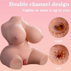 XISE - FRIEDA TORSO FEMMINILE REALISTICO CON VIBRAZIONE 36 CM