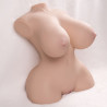 XISE - KLEINER STOSSENDER REALISTISCHER TORSO MIT WEIBLICHER VIBRATION 40 CM