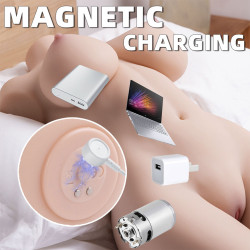 XISE - ORGANISIERTER, REALISTISCHER WEIBLICHER TORSO MIT STOSSENDER 71 CM