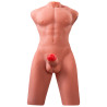 XISE - JASON MEIO CORPO TORSO MASCULINO REALISTA COM IMPULSO E VIBRAÇÃO 55 CM
