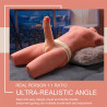 XISE - JASON MEZZO CORPO TORSO MASCHILE REALISTICO CON SPINTA E VIBRAZIONE 55 CM