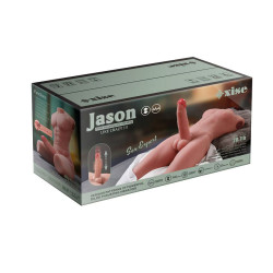 XISE - JASON HALBKÖRPER REALISTISCHER MÄNNLICHER TORSO MIT STOSS UND VIBRATION 55 CM