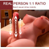 XISE - MIAH LADY BOY KOBIECA TORSO Z DILDO Z WIBRACJĄ I PCHANIEM 55 CM