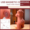 XISE - MIAH LADY BOY KOBIECA TORSO Z DILDO Z WIBRACJĄ I PCHANIEM 55 CM