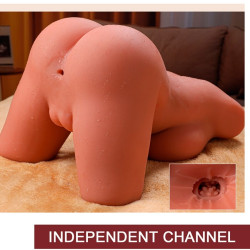 XISE - MIAH LADY BOY KOBIECA TORSO Z DILDO Z WIBRACJĄ I PCHANIEM 55 CM