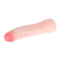 BAILE - REALISTYCZNY DOTYK SKORY SILIKONOWY DILDO 19 CM LOSOWY KOLOR PUDELKA