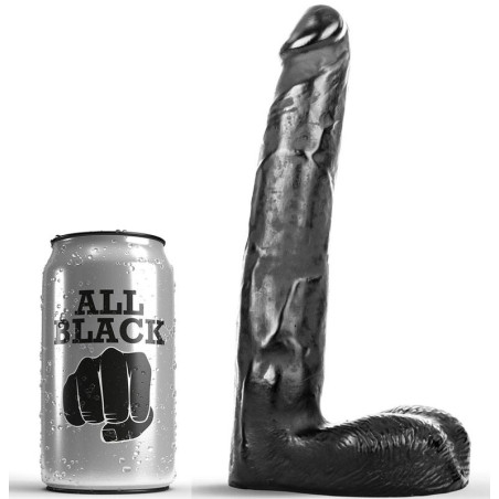 ALL BLACK - REALISTYCZNE DILDO 21 CM