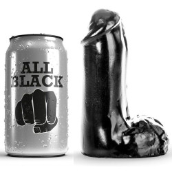 ALL BLACK - REALISTYCZNE DILDO 13 CM