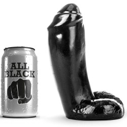 ALL BLACK - REALISTYCZNE DILDO 18 CM