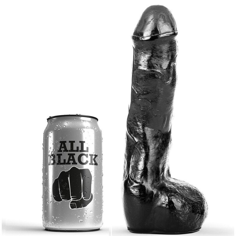 ALL BLACK - REALISTYCZNY ANAL PENE 20 CM