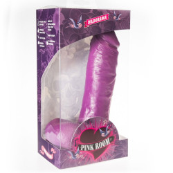PINK ROOM - ANTON REALISTYCZNE DILDO FIOLETOWE 21,5 CM