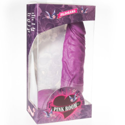 PINK ROOM - CHEMS REALISTYCZNE DILDO FIOLETOWE 20 CM