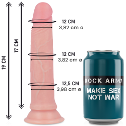 ROCKARMY - PLYNNY SILIKON PREMIUM AVENGER REALISTYCZNY 19 CM -O- 3.98 CM