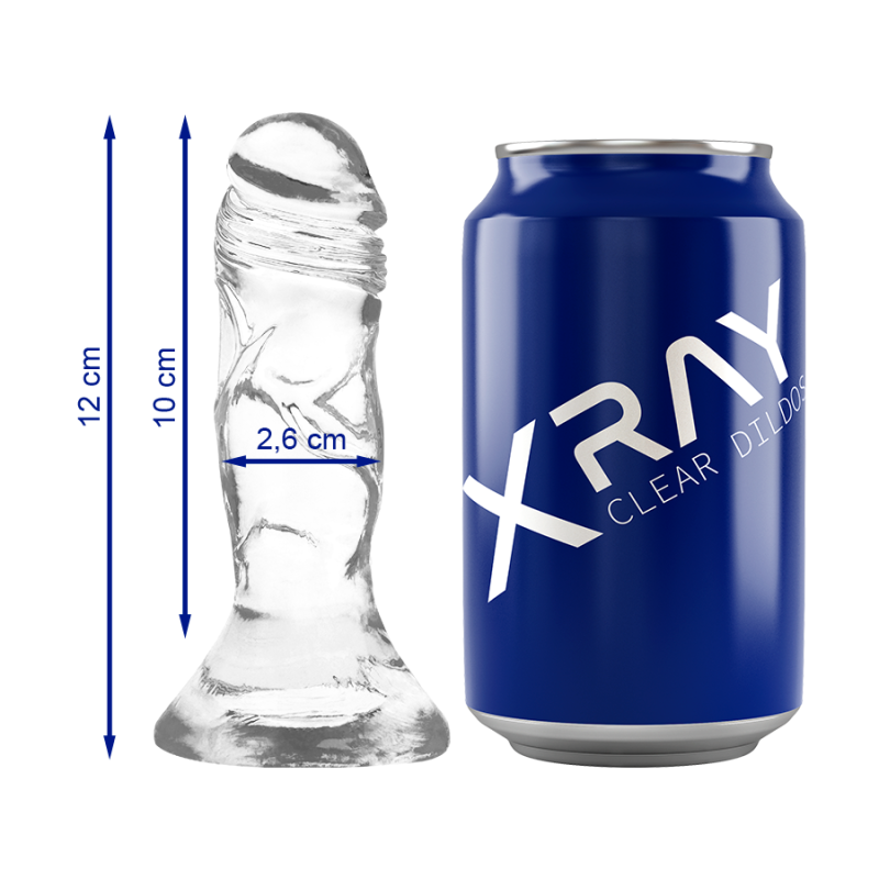 X RAY - PRZEZROCZYSTY KOGUT 12 CM -O- 2.6 CM