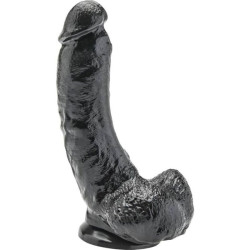 GET REAL - DILDO 20,5 CM Z KULKAMI CZARNE
