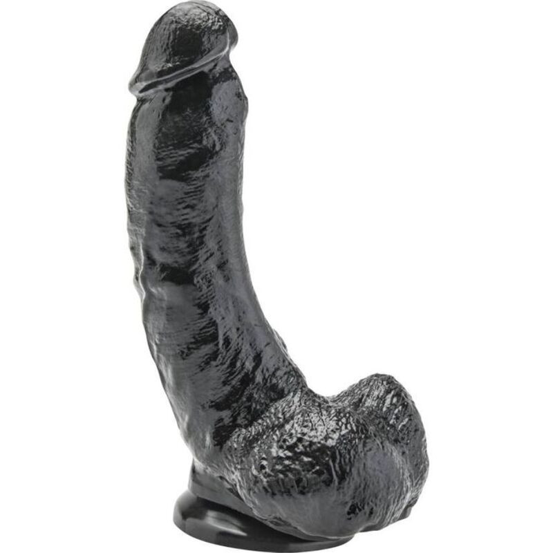 GET REAL - DILDO 20,5 CM WITH BALLS BLACK GET REAL - DILDO 20,5 CM WITH BALLS BLACK