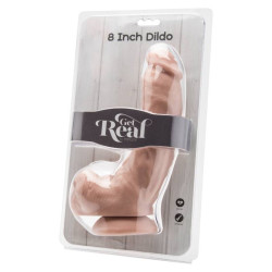 GET REAL - DILDO 20,5 CM ZE SKORA KULEK