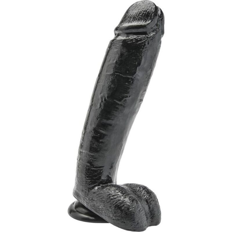 GET REAL - DILDO 25,5 CM COM BOLAS PRETO GET REAL - DILDO 25,5 CM COM BOLAS PRETO