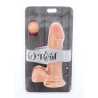 GET REAL - DILDO O PODWOJNEJ GESTOSCI 18 CM SKORY KULEK
