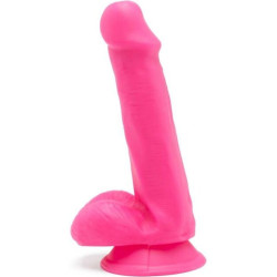 GET REAL - HAPPY DICKS DILDO 12 CM KULKI ROZOWE