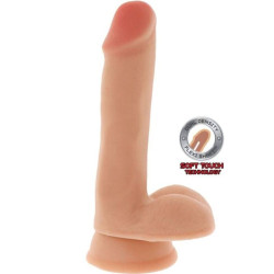 GET REAL - DILDO O PODWOJNEJ GESTOSCI 17 CM SKORY KULEK