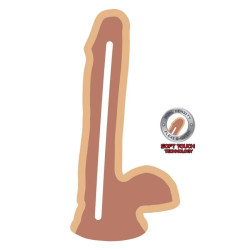 GET REAL - DILDO O PODWOJNEJ GESTOSCI 17 CM SKORY KULEK