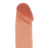GET REAL - SILIKONOWY DILDO 20,5 CM W KULKACH SKORA
