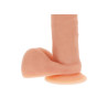 GET REAL - SILIKONOWY DILDO 20,5 CM W KULKACH SKORA