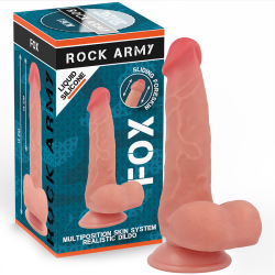 ROCKARMY - PŁYNNY SILIKON FOX 19 CM -O- 3,2 CM