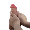 PRETTY LOVE - SERIA SLIDING SKIN REALISTYCZNY DILDO Z PRZYSOBA PRZESUWNA SKÓRA BRAZOWY 23,4 CM