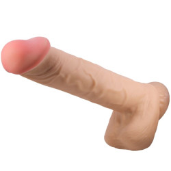 PRETTY LOVE - SERIA SLIDING SKIN REALISTYCZNY DILDO Z PRZYSsawkA 26 CM