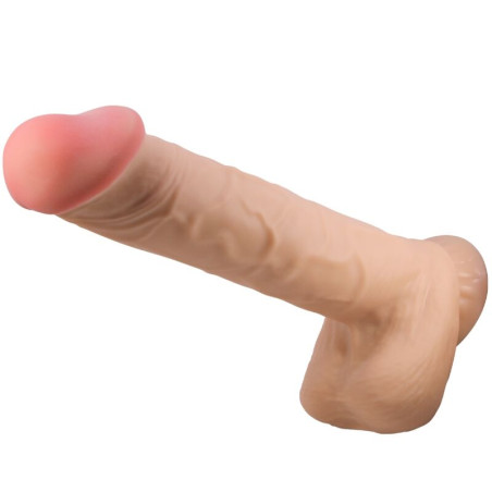 PRETTY LOVE - SERIA SLIDING SKIN REALISTYCZNY DILDO Z PRZYSsawkA 26 CM