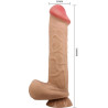 PRETTY LOVE - SERIA SLIDING SKIN REALISTYCZNY DILDO Z PRZYSsawkA 26 CM